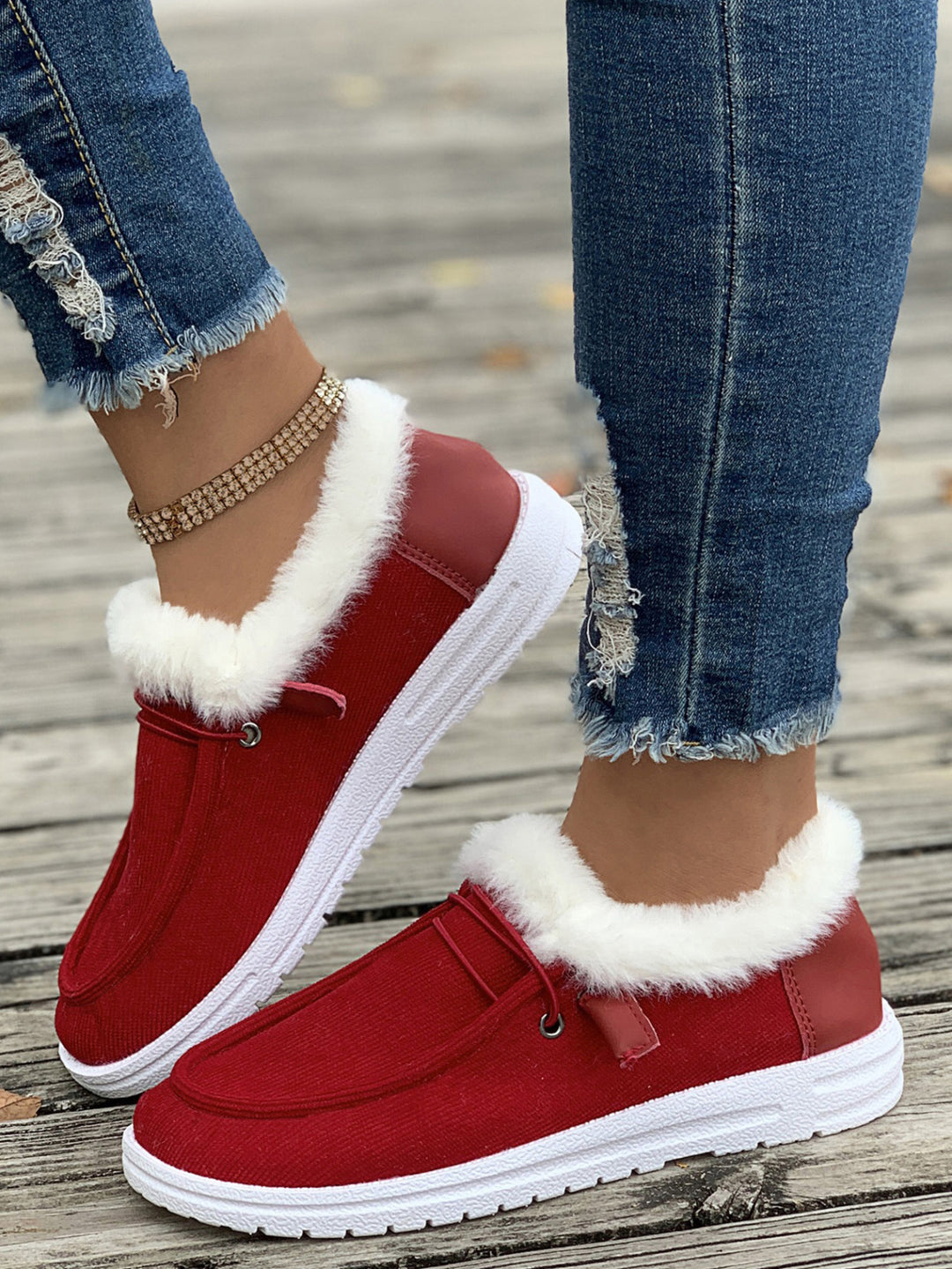 Ladies Plush Loafers with Soft Inner Lining Lune London