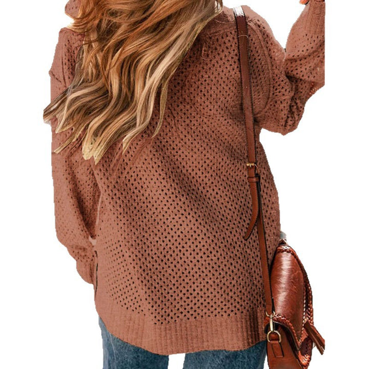 Pull en tricot aérien pour femmes avec un motif de dentelle moderne Chic & Stil