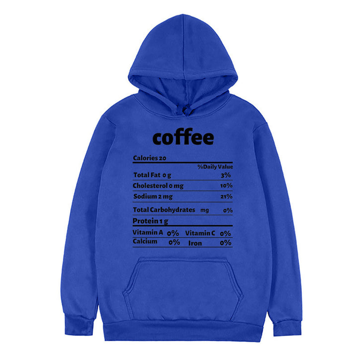 Women's hoodie with creative nutritional design Lune London