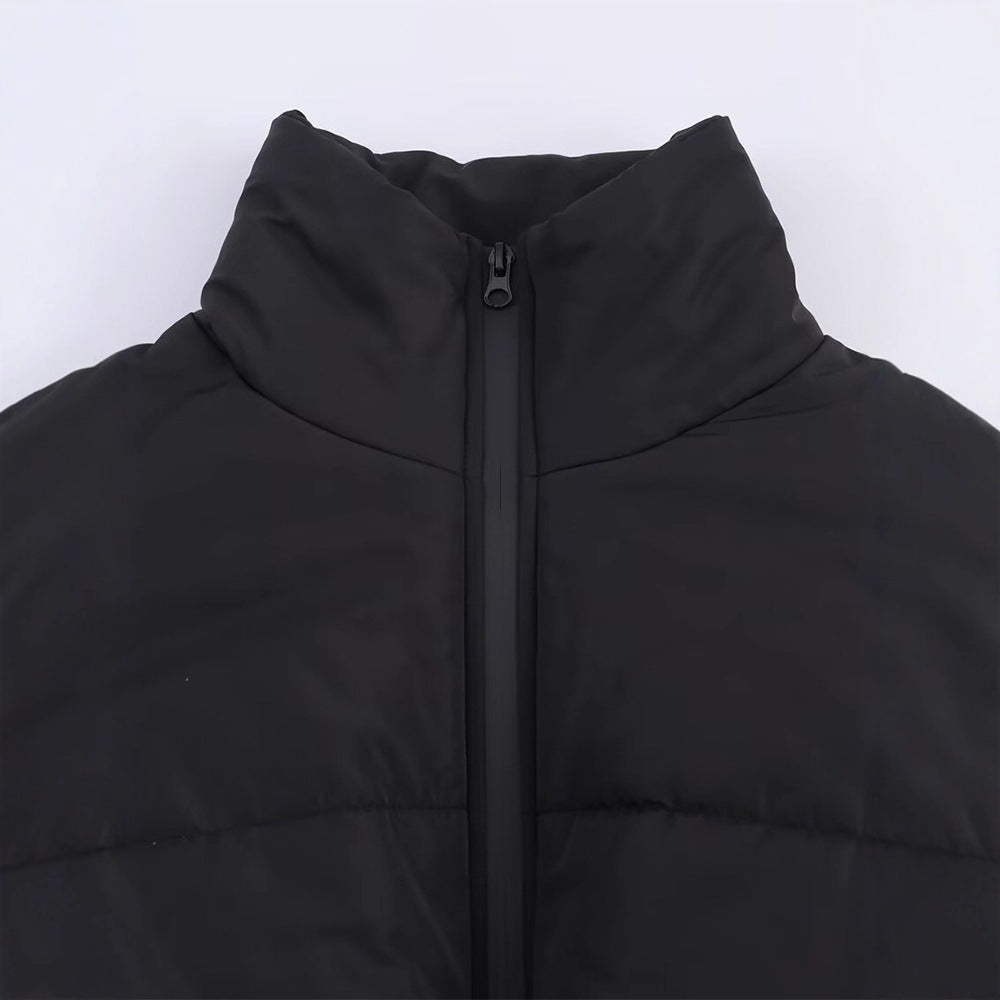 Ladies short winter jacket with high collar and elastic cuffs Lune London