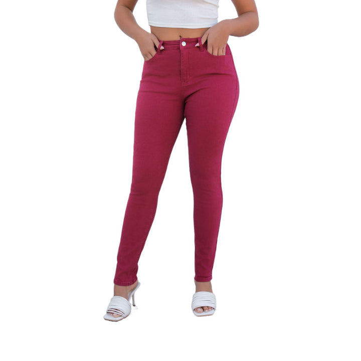 High-waisted skinny jeans for women with fitted cut Lune London