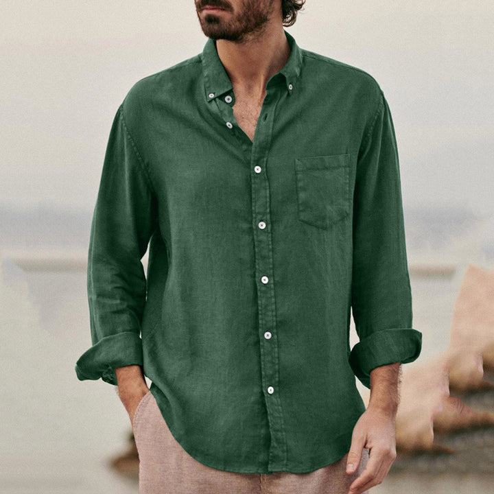 Men's Lightweight Linen Shirt Lune London