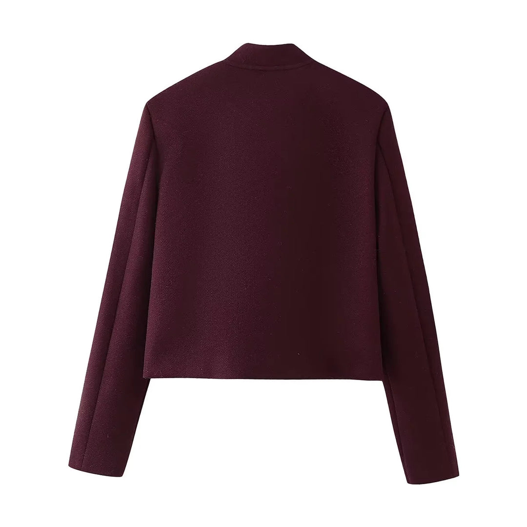 Elegant women's jacket in military style with practical pockets Lune London