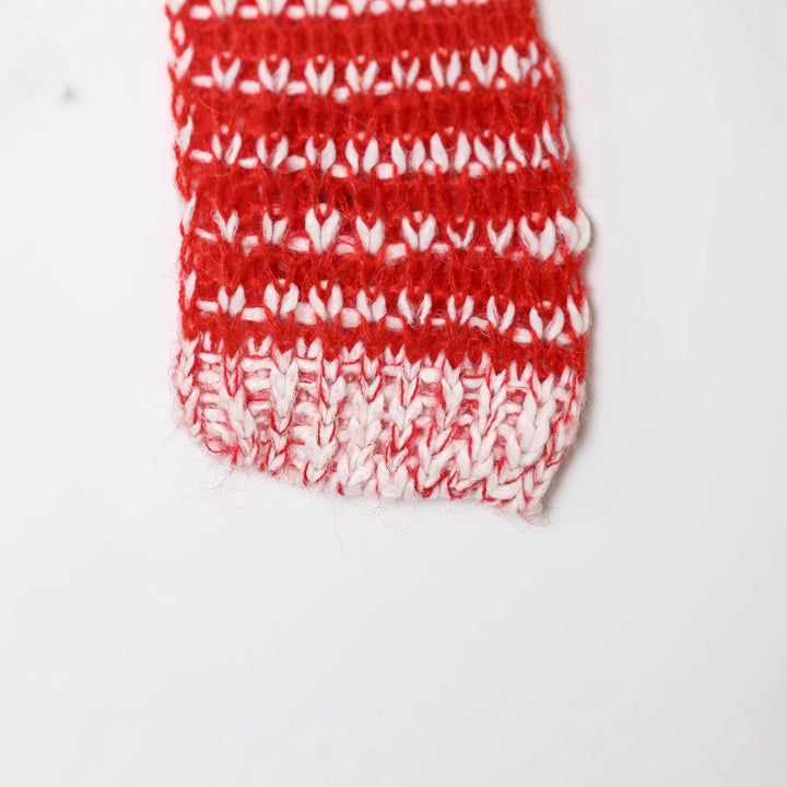 Casual knit sweater for women with trendy collar and fastening ties Lune London
