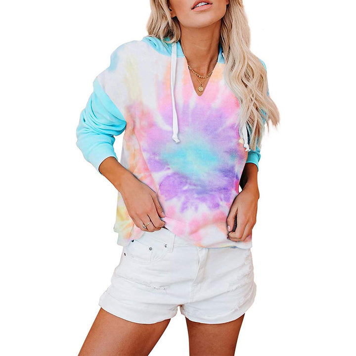 Casual hoodie for women with trendy Tie-Dye design Lune London