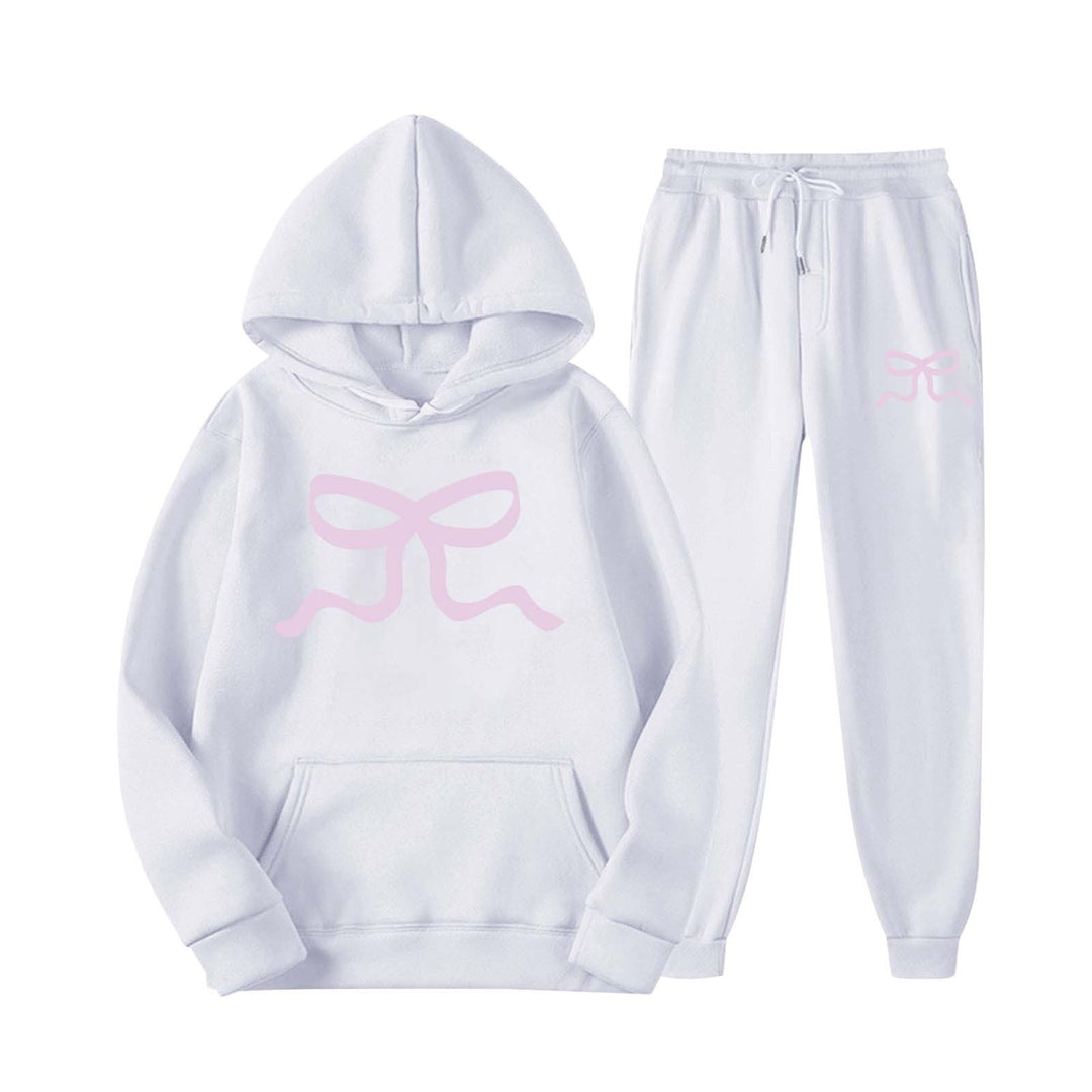 Ensemble de sweat à capuche décontracté et de pantalon de jogging pour femmes Chic & Stil