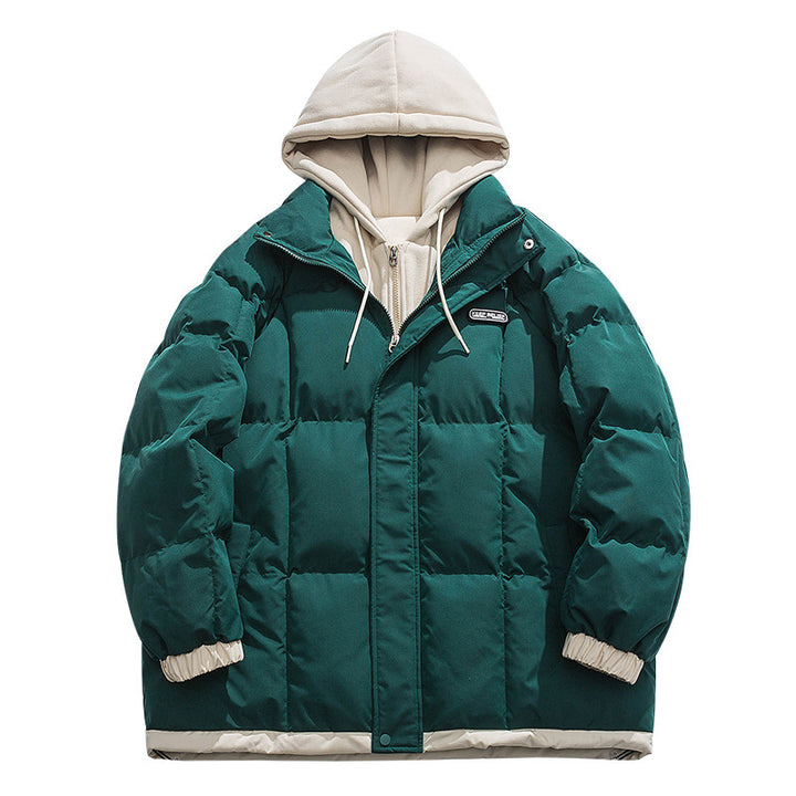 Ladies quilted transition jacket with adjustable hood system and side zip pockets Lune London
