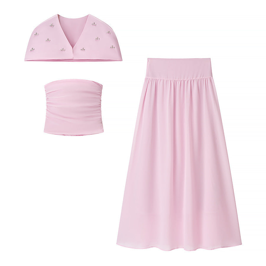 Robe de soirée élégante pour femmes avec un design d'épaule rêveur et une coupe près du corps Chic & Stil