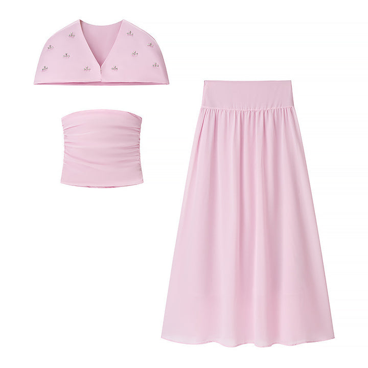 Robe de soirée élégante pour femmes avec un design d'épaule rêveur et une coupe près du corps Chic & Stil