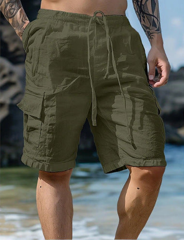 Men's cargo shorts with multiple pockets Lune London