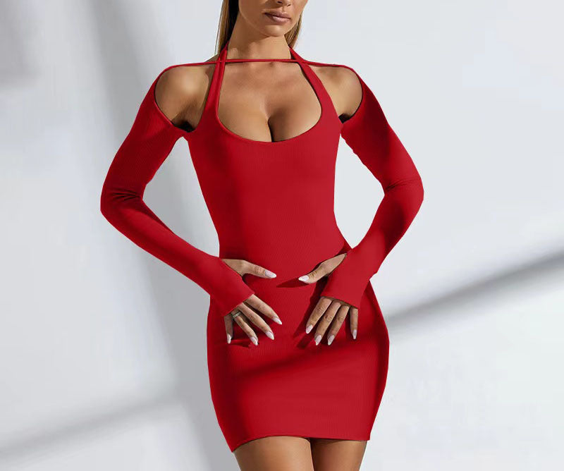 Lune London Ladies' Open Side Long Sleeve Mini Dress