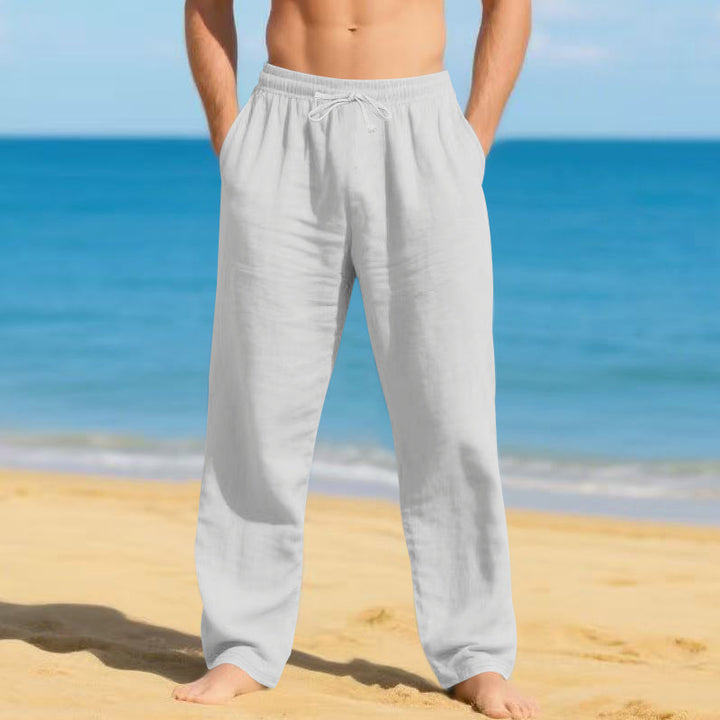 Men's lightweight beach pants with adjustable waistband Lune London