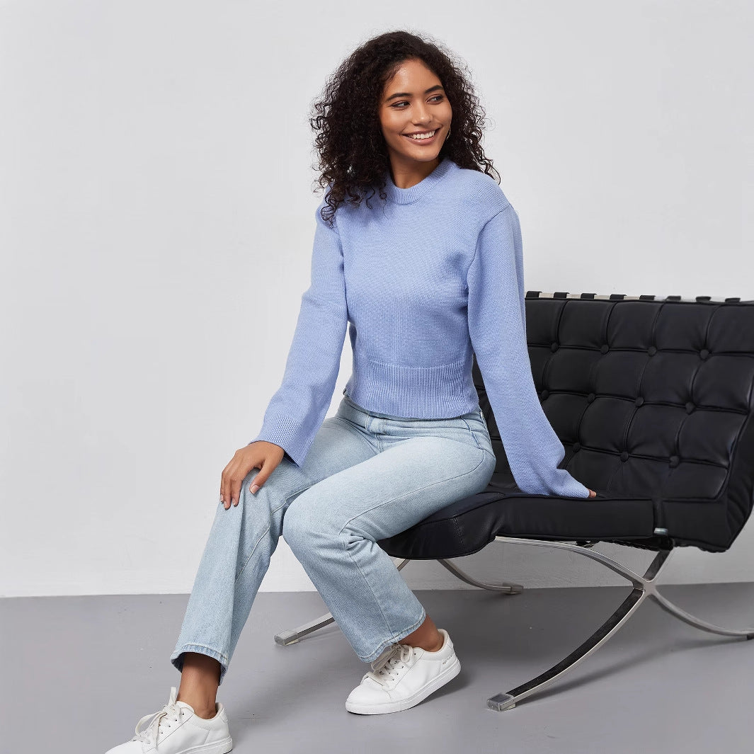 Casual women's sweater with flared sleeves Lune London