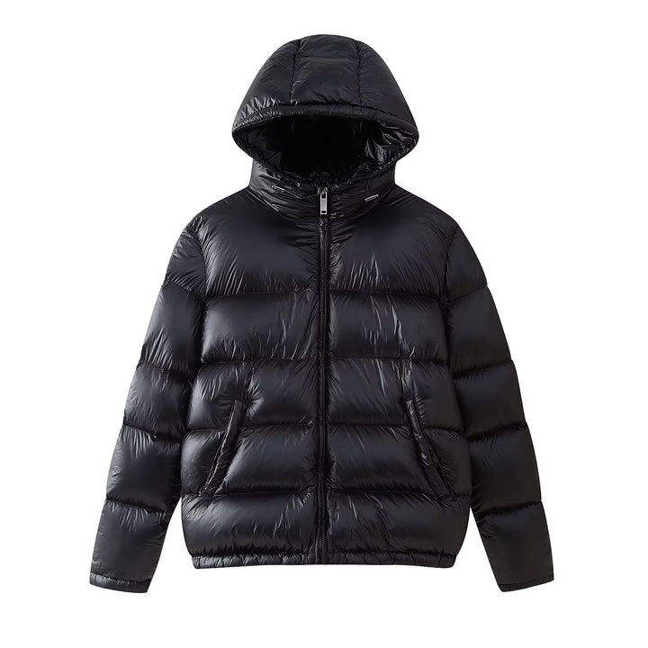 Functional winter jacket for women with integrated hood and side pockets Lune London