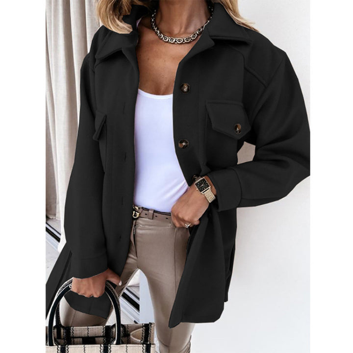 Casual long sleeve jacket for women with pockets Lune London