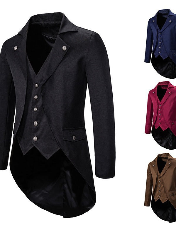 Elegant coat for men with asymmetrical cut and refined details Lune London