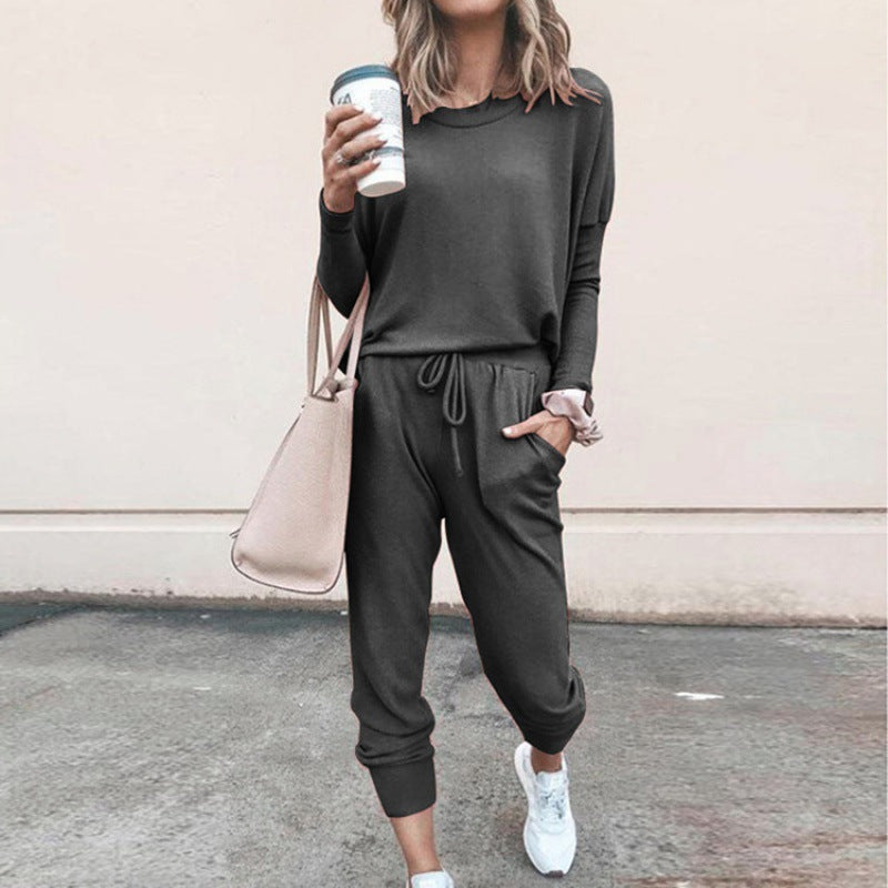 Women Casual Overalls with Practical Drawstring and Side Pockets Lune London