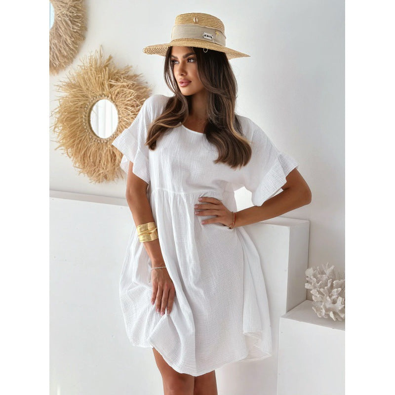 Ladies Breezy A-line Mini dress Chic and Style