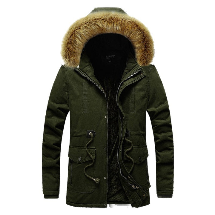 Trendy parka jacket for men with detachable hood and soft lining Lune London