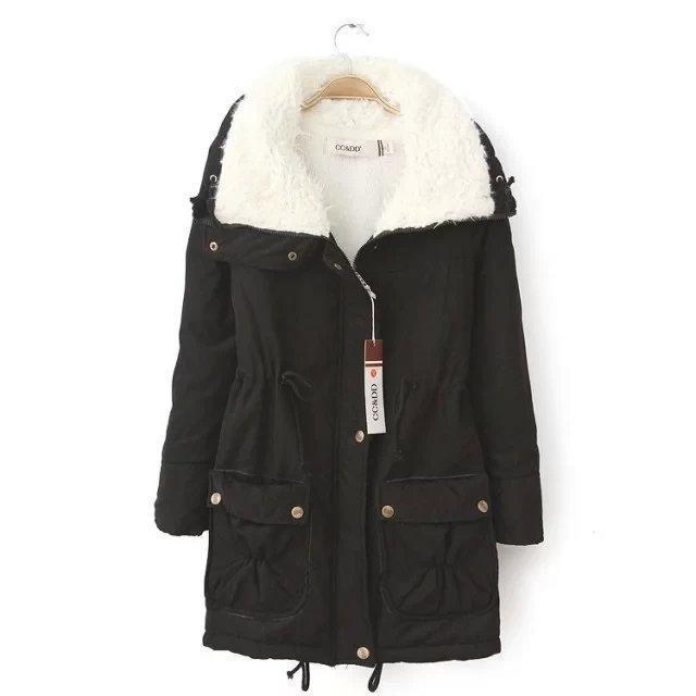 Casual quilted jacket for women with cozy lining and adjustable drawstring waist Lune London