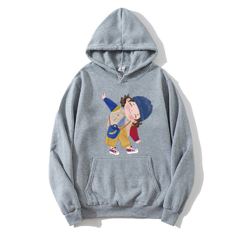 Ladies hoodie with playful children's design Chic & Stil