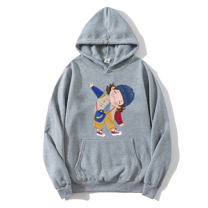 Ladies hoodie with playful children's design Chic & Stil