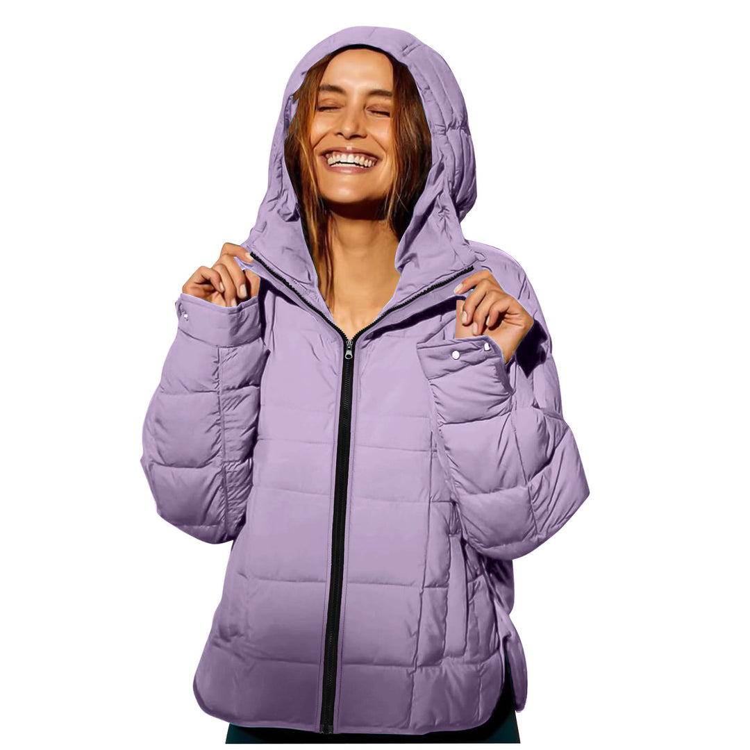 Veste d'hiver pour femmes avec capuche amovible et revêtement déperlant Chic & Stil