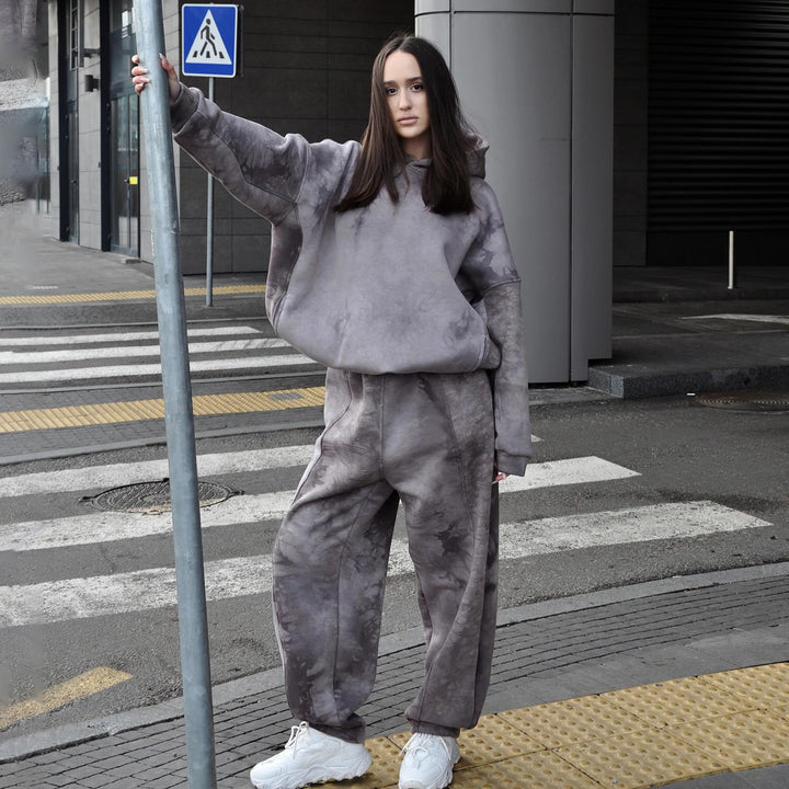 Ladies Cozy Oversized Leisure Set Lune London