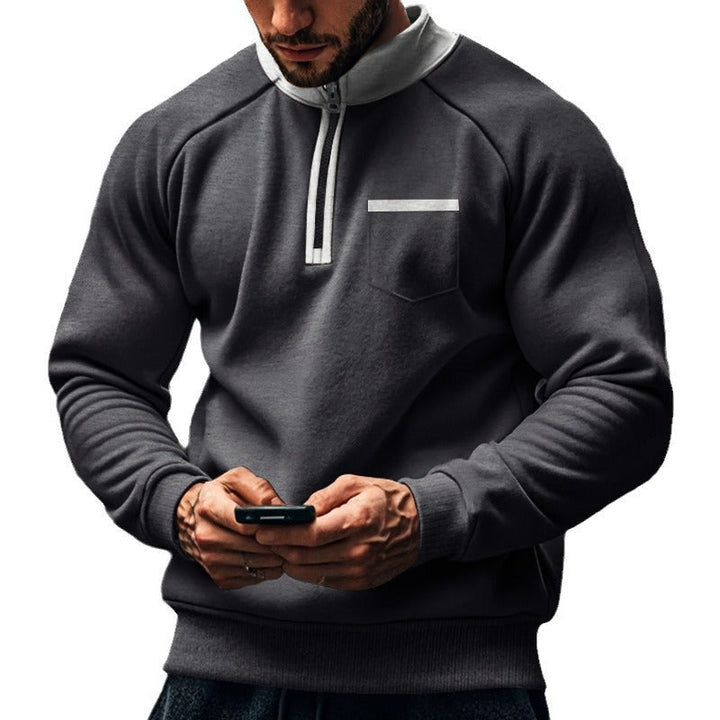 Men's Functional Pullover with Short Zipper Lune London