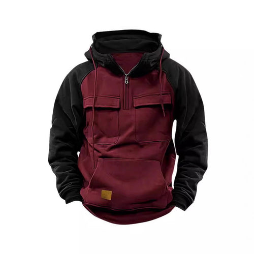 Men's functional hoodie with practical pockets and innovative design Lune London