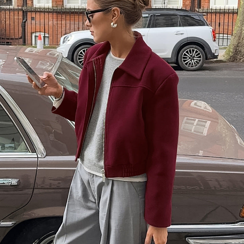 Fashionable short jacket for women with generous sleeves Lune London