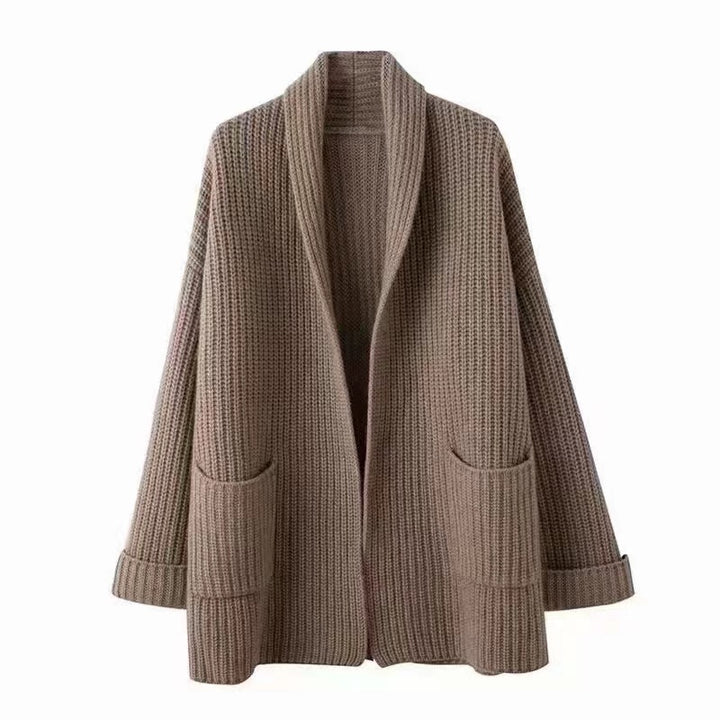 Ladies Comfortable Knit Pullover with Deep Pockets Lune London