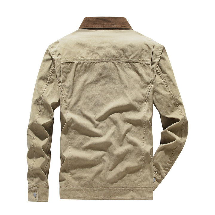 Transitional jacket for men with a catchy collar Lune London