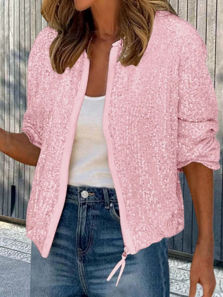 Women's Sequin Jacket In A Modern Cut Lune London