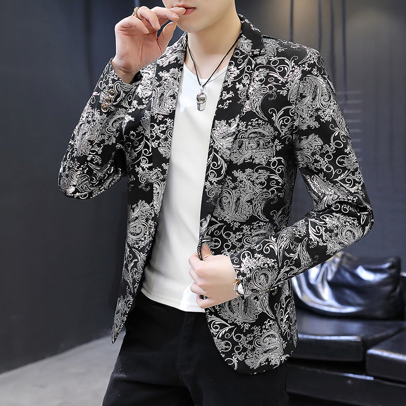Veste élégante pour homme avec motif jacquard luxueux Lune London