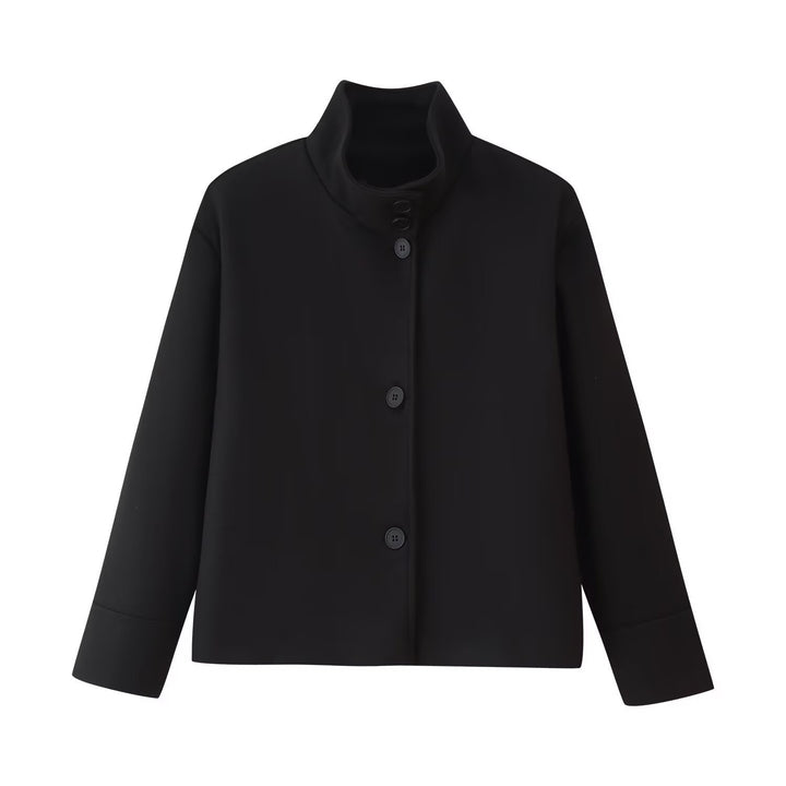 Veste élégante pour femmes avec col haut et fermeture à boutons Chic & Stil