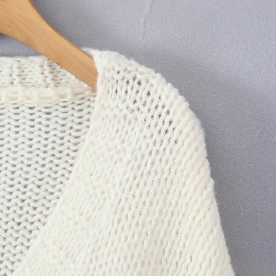 Cardigan femme avec motif fraise Chic & Stil