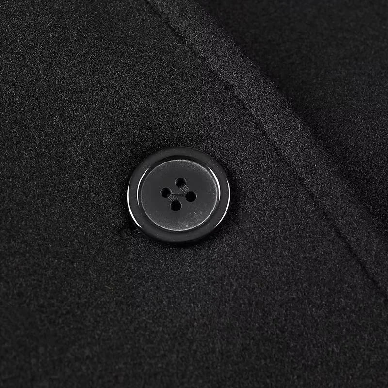 Oversized double-breasted blazer for women with elegant shawl collar and large buttons Lune London