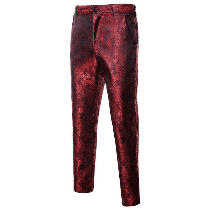 Lune London Paisley Pattern Elegant Pants for Men