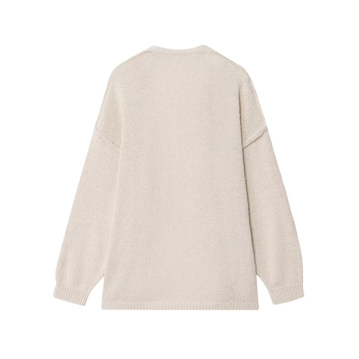 Casual knit jacket for women with open collar and soft material Lune London