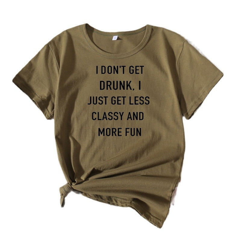 Ladies Casual Humor Quote T-shirt Lune London