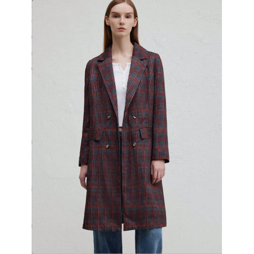 Blazer for women with plaid pattern and chic cut Lune London