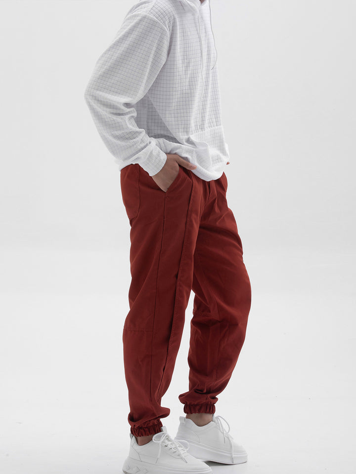 Comfortable chino pants for men with elastic waist and side pockets Lune London