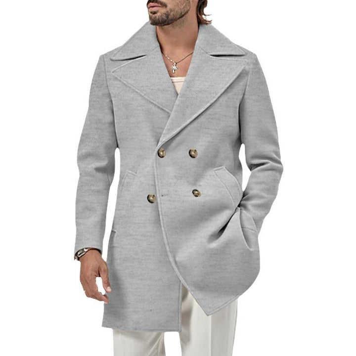 Lune London Elegant Double-Breasted Coat for Men