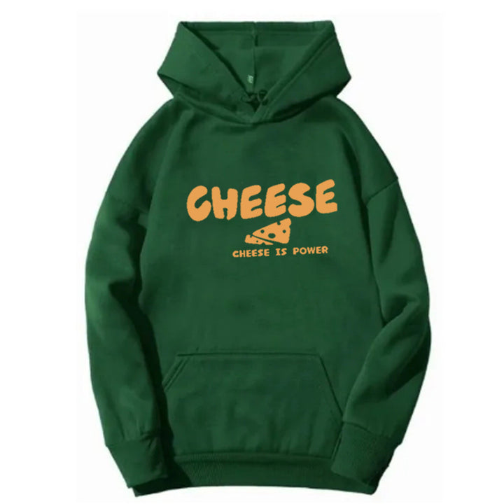 Women's hoodie with humorous cheese design Chic & Stil