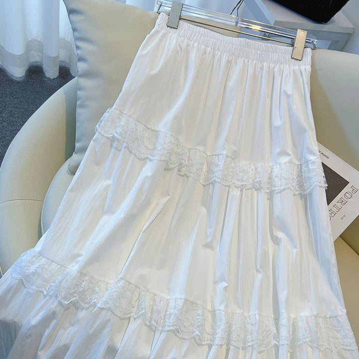 Jupes en jersey longues pour femmes avec détails en volants Chic & Stil