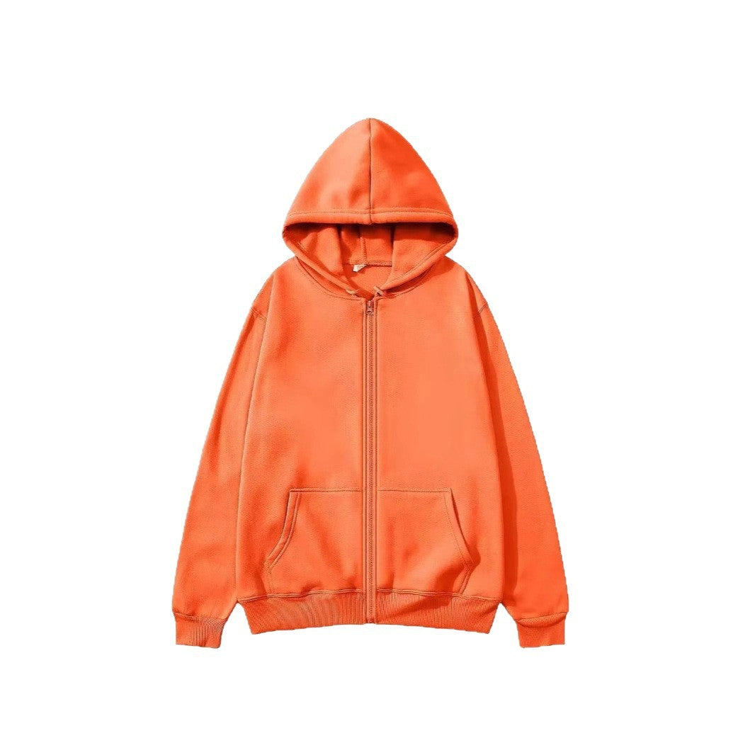 Hooded jacket for ladies in high-quality cotton blend with full zipper Lune London