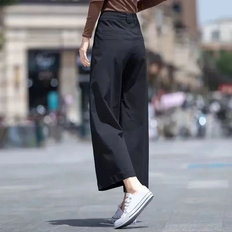 Pantalons larges taille haute pour femmes Chic & Stil