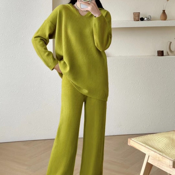 Ensemble Tricot Douillet Femme avec Coupe Ample et Design Élégant Chic & Stil