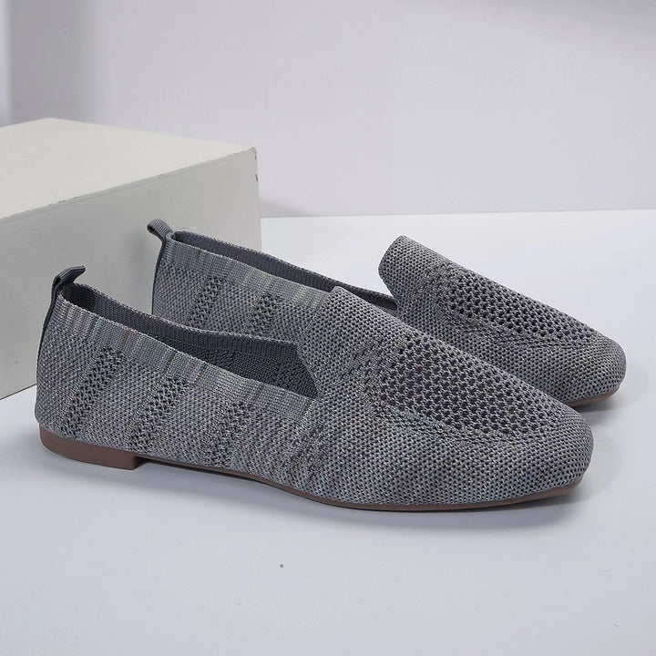 Ladies Breathable Mesh Slip-On Shoes Lune London